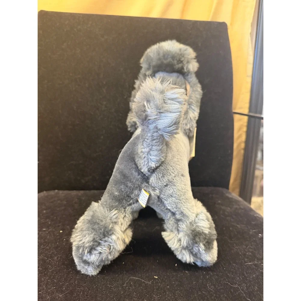 Vintage Dakin Nature Babies Pom Pom Poodle Grey Plush Stuffed Animal 31-1784 NWT
